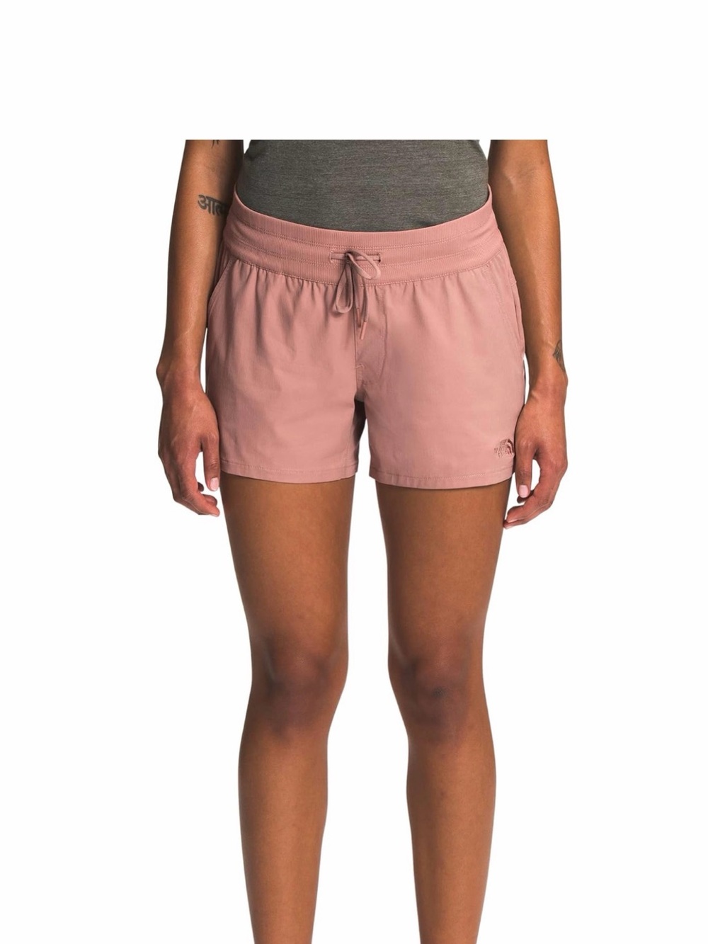 The North Face Women's Rose Pink Athletic Shorts - Size Large